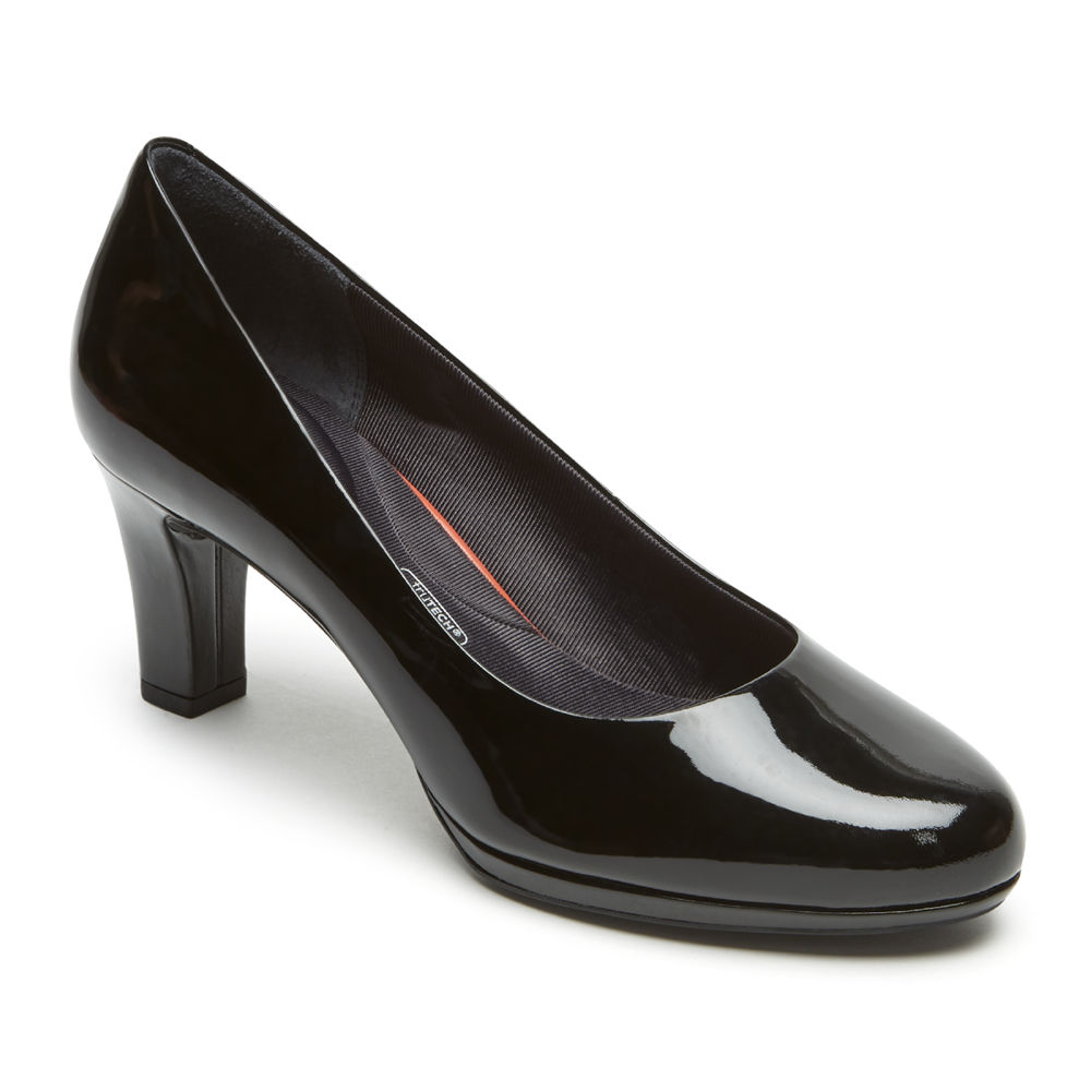 Rockport Singapore Womens Pumps - Total Motion Leah Black - CH5172490